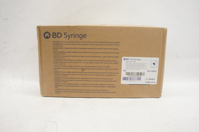 BD 309657 Luer-Lok Tip Syringe 3ml - Case of 200
